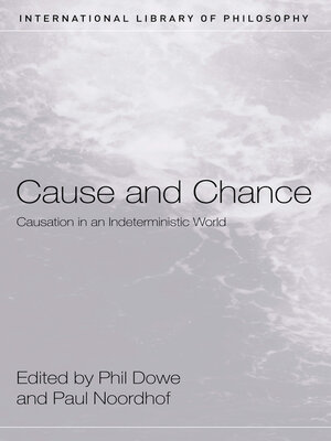cover image of Cause and Chance